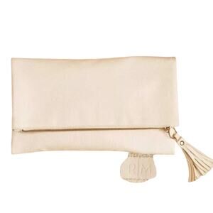Rachel Miriam Winter White Clutch Bag Purse MSRP $148 New in Sealed Package